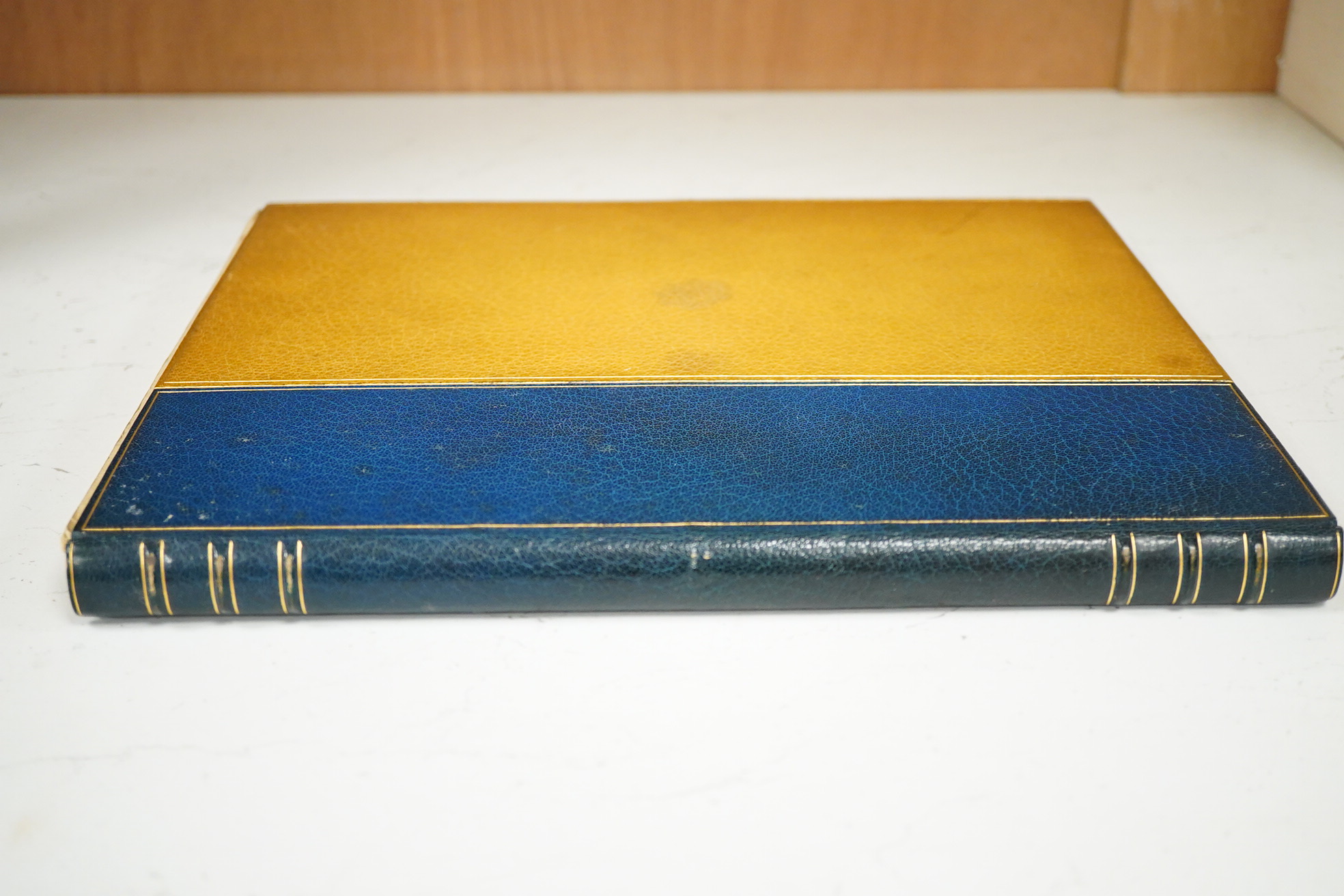 Dewar of Vogrie, Capt. James Cumming - Genealogy of Dewar of Vogrie. With notes on allied families and their armorial bearings. (? sole manuscript copy, unpublished). Contents - large tissue guarded armorial frontis. in